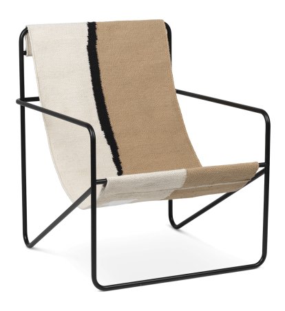 Lounge Chair Desert, Black / soil