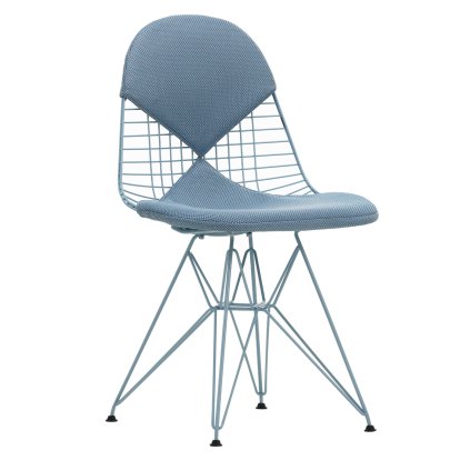 Coussin pour Wire Chair (DKR/DKX/DKW/DKL/LKR), Coussin pour assise et dossier (Bikini), Apollo, Bleu horizon / gris clair