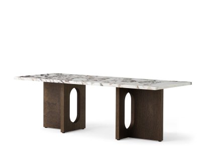 Table Androgyne Lounge , Chêne teinté foncé