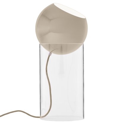Lampe de table Topan, 46 cm, Gris beige