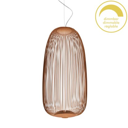 Spokes, Ø32,5 cm, Cuivre, Dimmable
