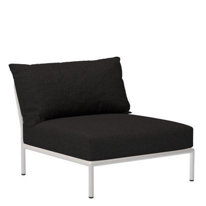 Fauteuil lounge Level 2, Muted White, Char