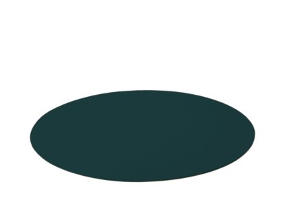 Tapis en feutre pour Componibili, 1, Rond, ø 40 cm, 034 bleu canard