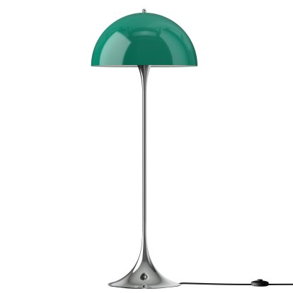 Lampadaire Panthella 500 V3, Chrome opale vert