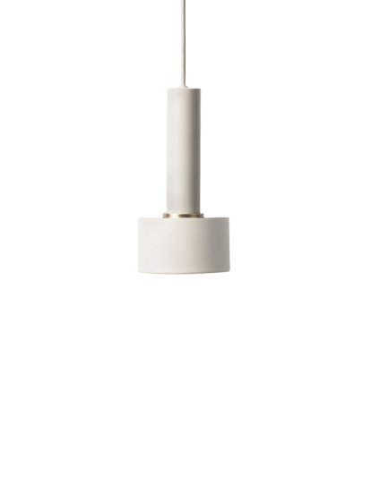 Collect Lighting, Haut, Gris clair, Disc, Light grey