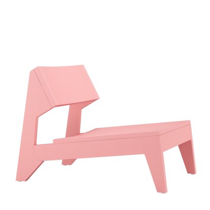 Chaise Lounge Schulz, Frêne soft pink