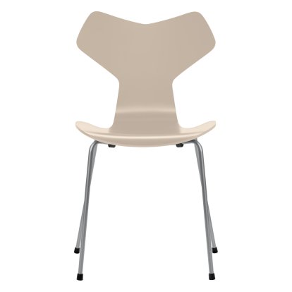 Chaise Grand Prix, Laqué, Beige clair, Silver grey