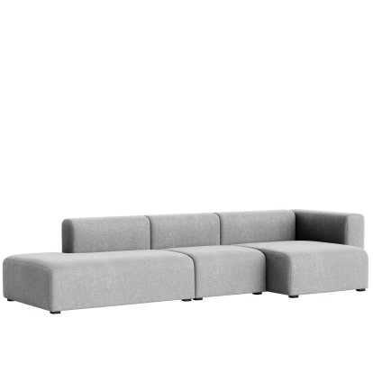 Mags Sofa Combinaison 4, Accotoir à droite, Hallingdal 130 - gris clair
