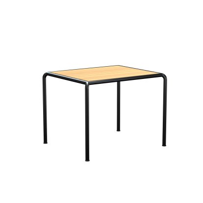 Table Avanti, 98 x 83 cm, Noir, Cendre thermo