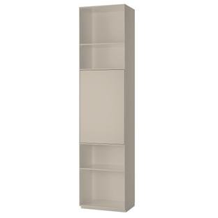 Nex Pur étagère avec porte, Largeur 50 cm, Porte en haut, Silk