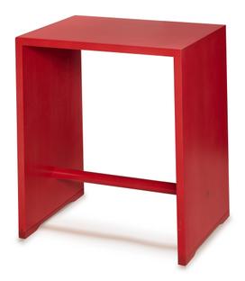 Tabouret Ulmer Hocker in colour Rouge feu