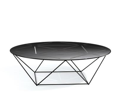 Table d'appoint Joco H 26 x ø 90 cm |Peint par poudrage noir mat