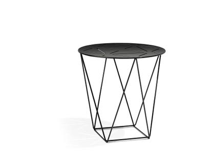 Table d'appoint Joco H 44 x ø 45 cm|Peint par poudrage noir mat