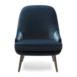 Fauteuil 375 Dossier haut|Tissu Harald jade foncée