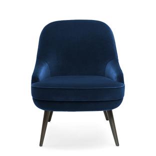 Fauteuil 375 Dossier bas|Tissu Harald océan