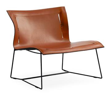 Lounge Chair Cuoio Cuir Saddle sherry