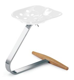 Tabouret Mezzadro Blanc